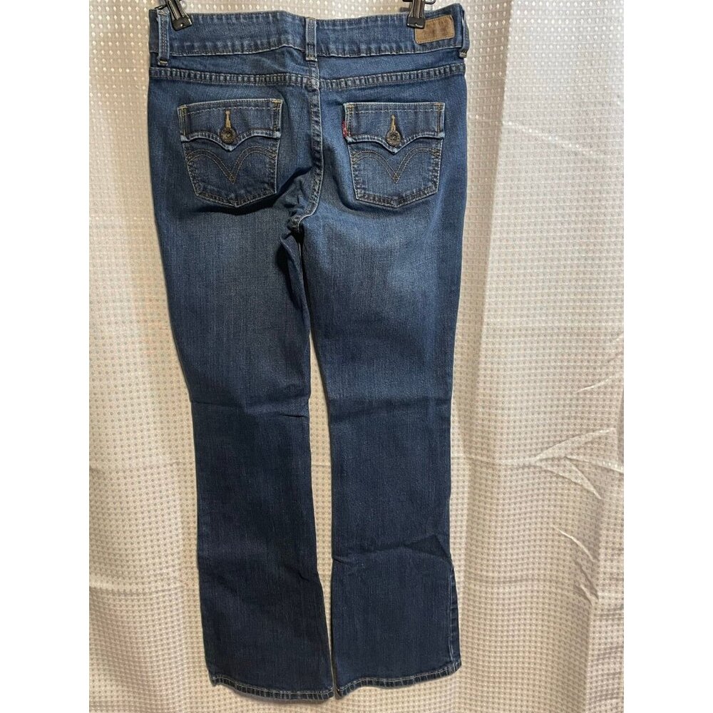 Levi's jeans womens 6 526 Slender bootcut stretch 27 x 30 blue - Picture 3 of 13